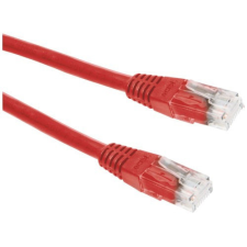 ROLINE CAT5e UTP patch kábel 0.5m piros (21.15.0521) kábel és adapter