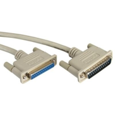 ROLINE DB25F/M PC modem kábel - 4.5m kábel és adapter
