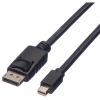 ROLINE DisplayPort Mini DisplayPort Átalakító Fekete 2m 11.04.5635