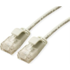 ROLINE green 21.44.3903 RJ45 Hálózati kábel, patchkábel CAT 6A U/UTP 1.00 m Szürke Árnyékolatlan, Halogénmentes, Lángálló 1 db (21.44.3903)