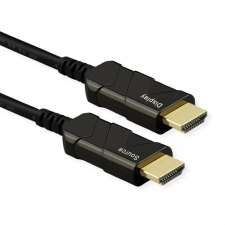 ROLINE HDMI 2.1 Összekötő Fekete 50m 14.01.3487 kábel és adapter