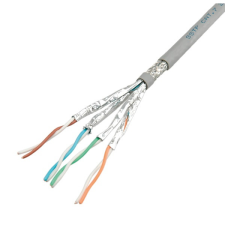 ROLINE Kábel S/FTP CAT7 fali, 100m, szürke - 21.15.0001-5 kábel és adapter