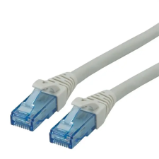 ROLINE kábel s/ftp patch cat6a lsoh, 2m, szürke kábel és adapter