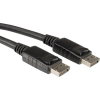 ROLINE Kijelző csatlakozó Csatlakozókábel DisplayPort dugó, DisplayPort dugó 1.00 m Fekete 11.04.5601 Árnyékolt DisplayPort kábel (11.04.5601)