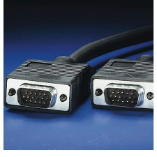 ROLINE Male/Male QUALITY Monitor Összekötő kábel 6m (11.04.5206) kábel és adapter