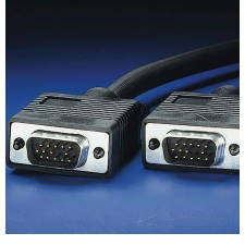 ROLINE Male/Male QUALITY Monitor Összekötő kábel 6m  (11.04.5206) (11.04.5206) kábel és adapter