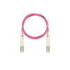 ROLINE NIKOMAX Optikai patch kábel LC-LC, MM 50/125, OM4, duplex, 3m ,magenta