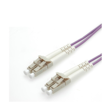 ROLINE - - optikai patch kábel LC/LC 10m OM4 - 21.15.8758-10 kábel és adapter