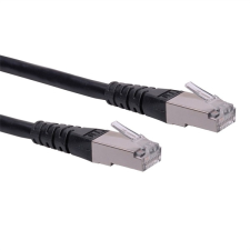 ROLINE patch kábel s/ftp cat6 (pimf), 1m, fekete 21.15.1335-100 kábel és adapter