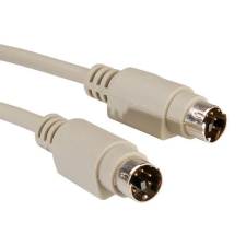 ROLINE PS/2 összekötő kábel 1.8 m (11.01.5818-50) kábel és adapter