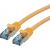 ROLINE S/FTP Cat6a RJ45 Patch kábel 15m - Sárga ( )