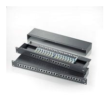 ROLINE STP patch panel 24 port 19&quot; (26.11.0328-3) kábel és adapter