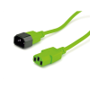 ROLINE - Tápkábel Monitor, C14 - C13, 1,8m, zöld - 19.08.1523-25