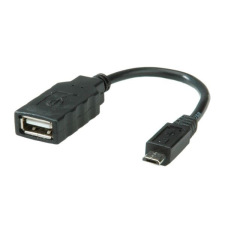 ROLINE USB2.0 OTG kábel 15 cm (11.02.8311-25) kábel és adapter