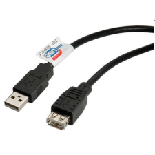ROLINE USB 2.0 A-A Hosszabbító kábel 0.8m (11.02.8947BR) kábel és adapter