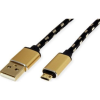 ROLINE USB kábel USB 2.0 USB-A dugó, USB mikro B dugó 1.80 m Többszínű Árnyékolt 11.02.8820 (11.02.8820)