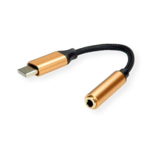 ROLINE USB Type-C - 3,5mm Jack adapter 0,13m (12.03.3223-10) kábel és adapter