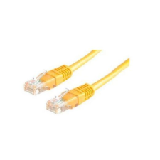 ROLINE UTP CAT5e patch 3m sárga kábel és adapter