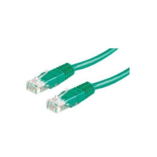 ROLINE UTP CAT5e patch kábel 3m zöld kábel és adapter