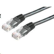 ROLINE UTP CAT6 patch kábel 2m fekete kábel és adapter