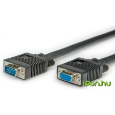 ROLINE VGA/D-Sub Hosszabbító Fekete 20m 11.04.5370-2 kábel és adapter