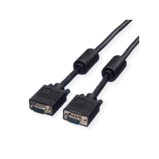 ROLINE VGA/D-Sub Összekötő Fekete 15m 11.04.5665 kábel és adapter