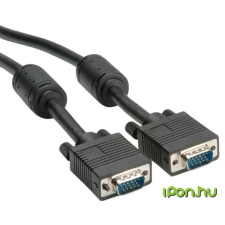 ROLINE VGA/D-Sub Összekötő Fekete 2m 11.04.5652-20 kábel és adapter