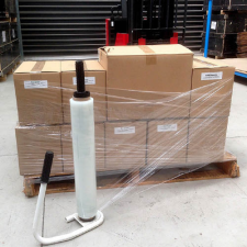 ROLL-PACK Strechfólia kézi 2 kg 23 mikron 500mm, 161m könnyű csévés papírárú, csomagoló és tárolóeszköz