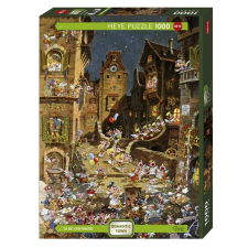 Romantikus város éjszaka 1000 darabos puzzle puzzle, kirakós