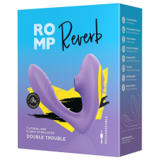 Romp Reverb - léghullámos 2in1 G-pont vibrátor (lila) vibrátorok