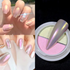 Roniki 2 színű rainbow aurora pigment - 07 körömdíszítő