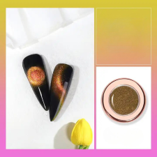 Roniki 5D chameleon cat eye pigment 12 körömdíszítő