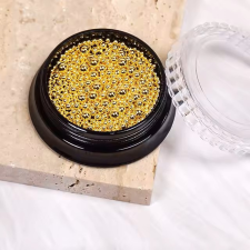 Roniki Arany szórógyöngy több méretben körömdíszítő