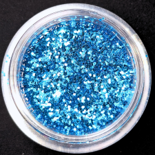 Roniki csillámpor - kék körömdíszítő
