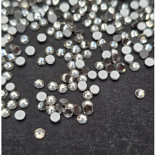 Roniki Csiszolt strasszkő ezüst SS4 méret - 1,6 mm - 200db körömdíszítő