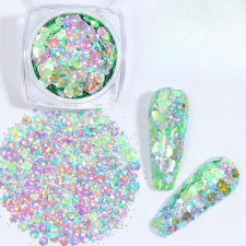 Roniki Fantasy chunky glitter 13 körömdíszítő