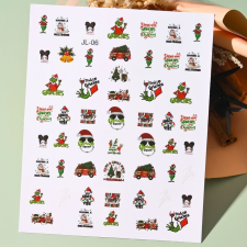 Roniki Grincs matrica - öntapadó #29 körömdíszítő