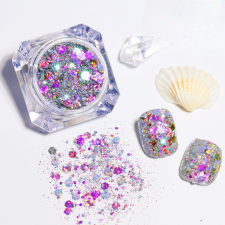 Roniki Irrizáló 3D glitter 04 körömdíszítő
