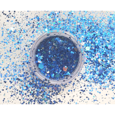 Roniki Irrizáló glitter - kék #1 körömdíszítő