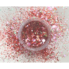 Roniki Irrizáló glitter - piros #5 körömdíszítő