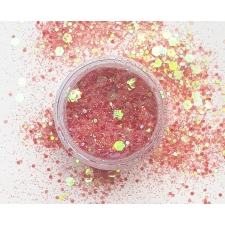 Roniki Irrizáló glitter - piros #6 körömdíszítő