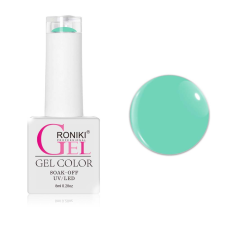 Roniki Macaron széria - 12 menta gél lakk lakk zselé