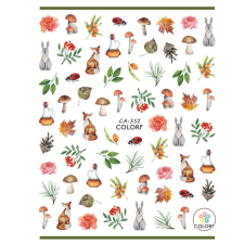 Roniki matrica - öntapadó - őszi körömdíszítő