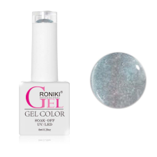Roniki Mermaid cat eye gél lakk 03 - mágnesezhető lakk zselé