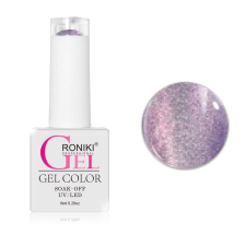 Roniki Mermaid cat eye gél lakk 07 - mágnesezhető lakk zselé