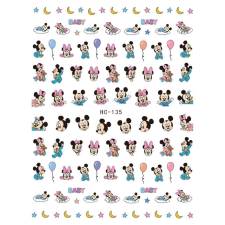 Roniki mesefigurás matrica - öntapadó - Mickey körömdíszítő