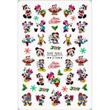 Roniki mesefigurás matrica - öntapadó - Mickey karácsonykor körömdíszítő