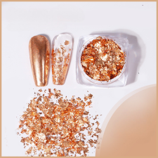 Roniki Platinum flakes -díszítő pehely 07 körömdíszítő