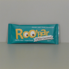  Roobar 100% raw bio gyümölcsszelet chia mag-kókusz 30 g reform élelmiszer