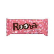 Roobar 100% raw bio gyümölcsszelet fehér eper-vanília 30 g reform élelmiszer
